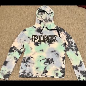 PINK Brand Tie Dye Hoodie.  Size Medium. Barely worn.